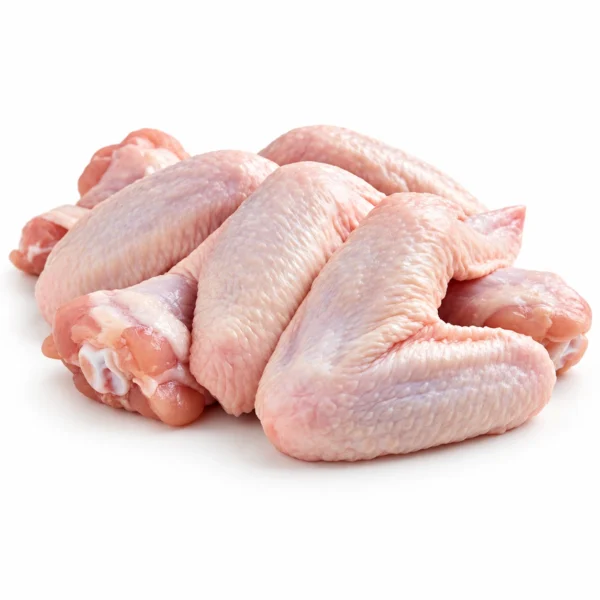 Alitas de Pollo 1,2 kg sobre fondo blanco