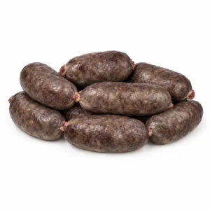 Butifarrons 600 g sobre fondo blanco