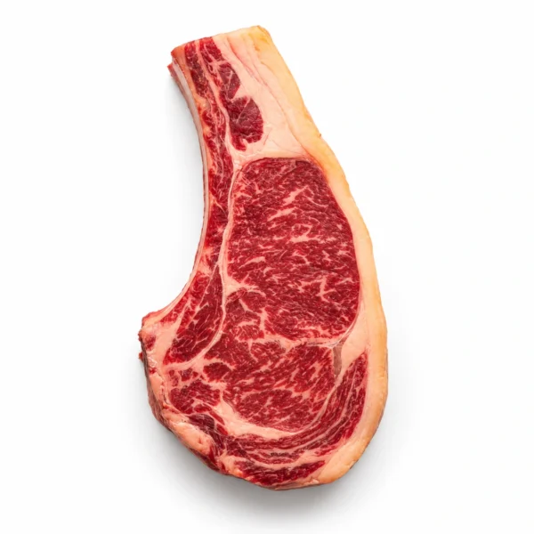 Chuletón Vaca Rubia Gallega Madurada 1 kg sobre fondo blanco