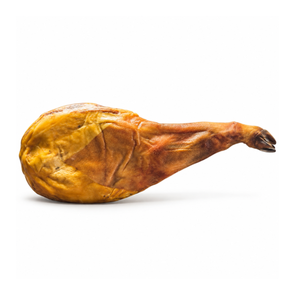 Jamón Serrano Reserva sobre fondo blanco