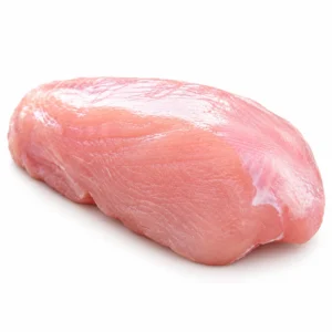 Pechuga de Pavo de Granja 650 g sobre fondo blanco