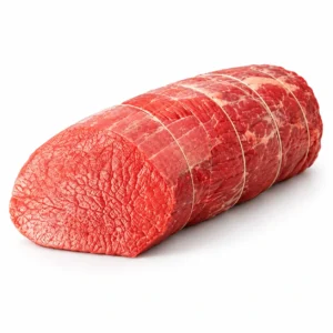 Redondo de Ternera Certificada 2,1 kg sobre fondo blanco