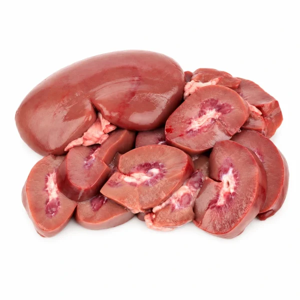 Riñones de Cerdo 1 kg sobre fondo blanco