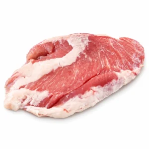 Secreto Ibérico 600 g sobre fondo blanco