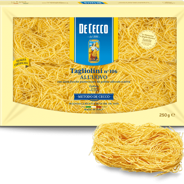 Tagliolini De Cecco Nº106 250 g
